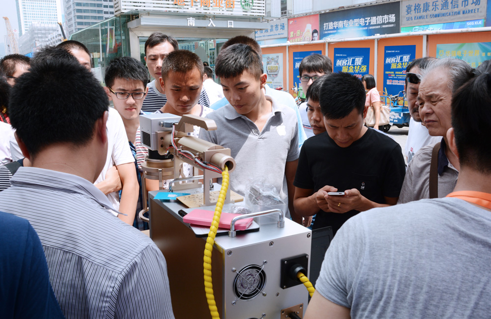 Ideeda tech appeared again at Huaqiang North, hot scene mani - photo 6